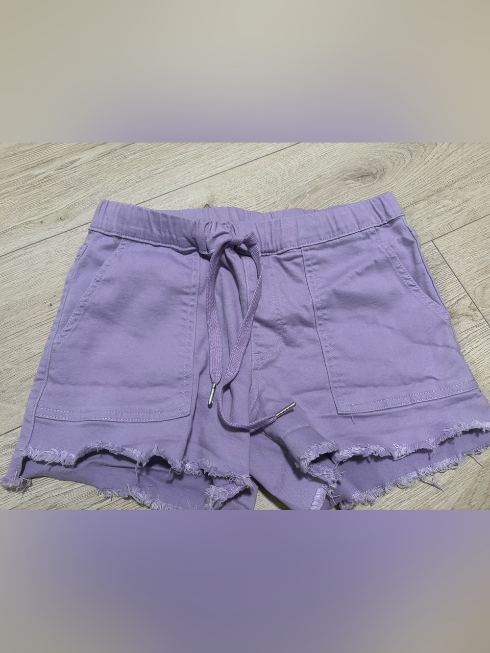 YMI Small Lilac Drawstring Cotton Shorts